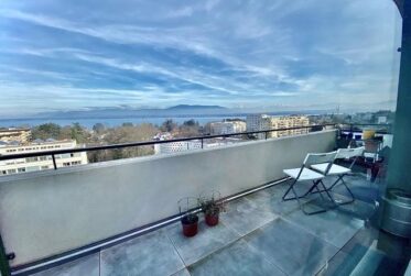 Appartement Meublé de 3 pièces à Versoix avec vue sur lac et Alpes