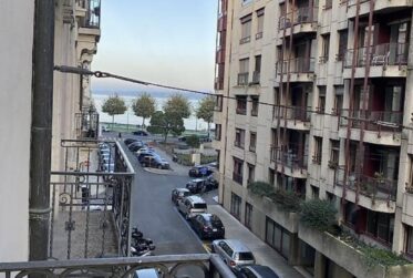 Bel appartement 3 pièces avec vue latérale sur le lac – Quartier des Pâquis