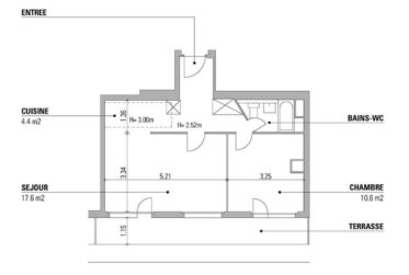 Bel appartement 2.5 pièces en attique