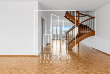 Grand duplex de 6 pièces avec vue panoramique à Onex